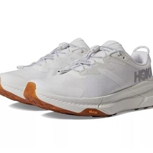 HOKA Women's Transport Cordura White 1123154 Vibram Sole Shoes Size 10.5 B